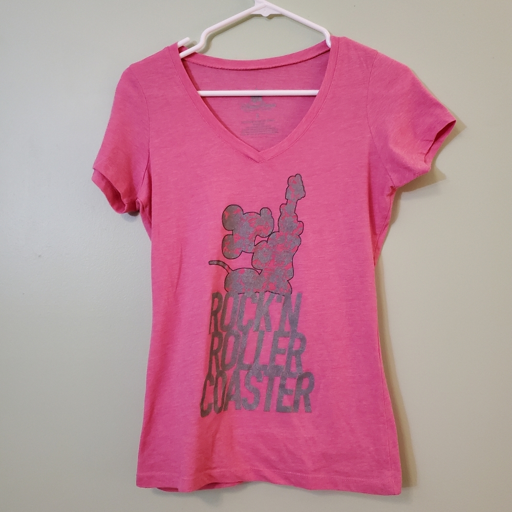 Rare Disney Parks Rock 'N 'Roller Coaster Shirt